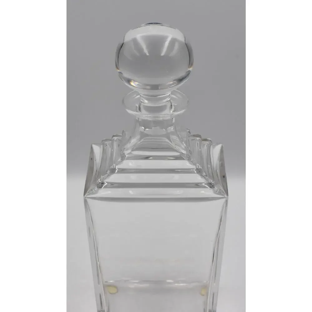 Tiffany & Co. by Vilca Crystal Art Deco Frank Lloyd Wright Wine Liquor Decanter